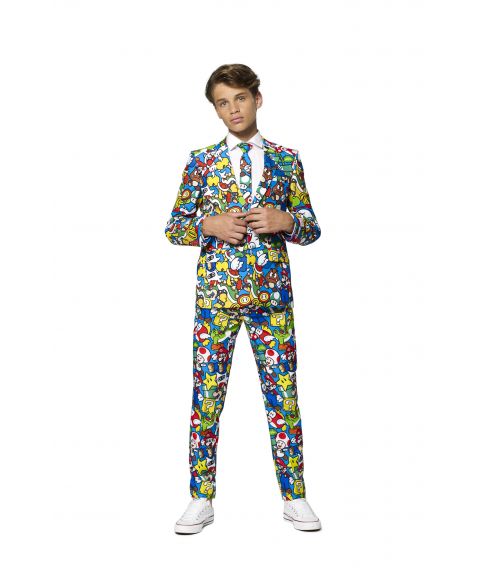 Super Mario jakkesæt fra OppoSuits til teens.