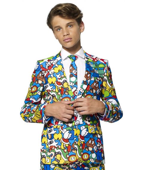 Super Mario jakkesæt fra OppoSuits til teens.