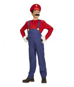 Super Plumber kostume til børn.