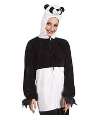 Panda kostume til teens og voksne 165 cm.