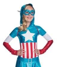 Captain America kostume til piger.