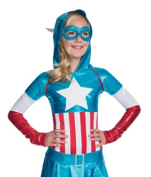 Captain America kostume til piger.