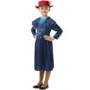 Mary Poppins kostume størrelse 3 - 8 år.