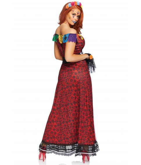 Deluxe day of the dead beauty kostume