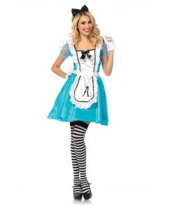 Klassisk Alice i Eventyrland kostume.