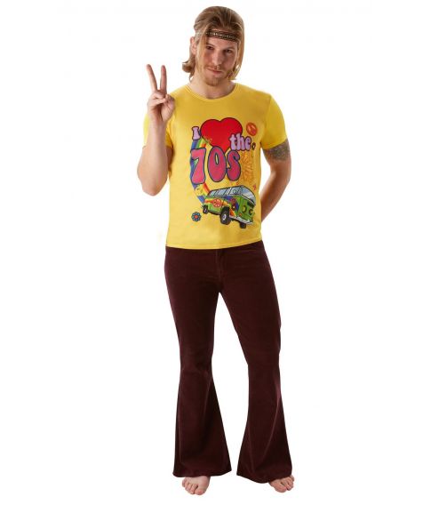 I Love the 70s t-shirt til mænd.