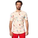 Flot sandfarvet sommerskjorte fra OppoSuits