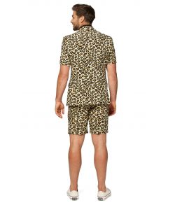 Sjovt sommer jakkesæt med leopard mønster til kun 569 kr..