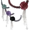 Gotisk blomster choker