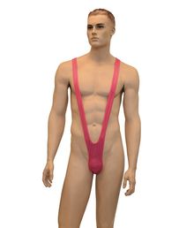 Sjov pink mankini