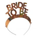 1x 'Bride to be' og 5x 'Team bride' Tiara i pap med plastik bøjle