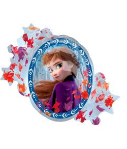 Stor figur folieballon, med Anna og Elsa fra Frost 2, til luft eller helium