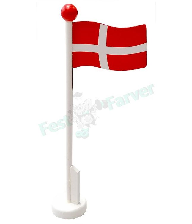 Dannebrogsflag med fod