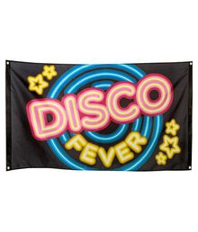 Disco Fever flag i polyester, 150x90 cm