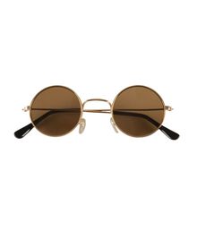 Lennon brille med brunt glas