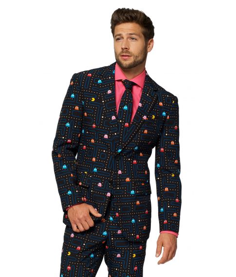 Det flotte OppoSuit Pac-man - Sjovt jakkesæt til 80er udklædningen.