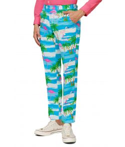 Smart OppoSuit Flaminguy  med flotte flamingoer til Hawaii festen.