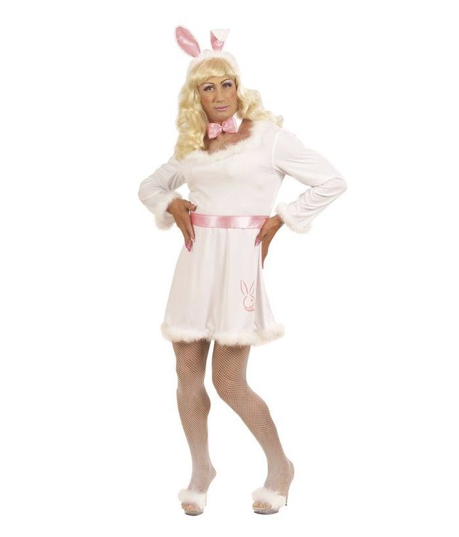 Sjovt Drag Queen Bunny kostume til mænd.