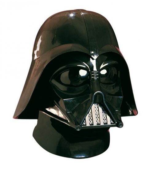 Star Wars Darth Vader maske i hårdt plastik til voksne.