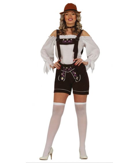 Flotte billige lederhosen til damer.