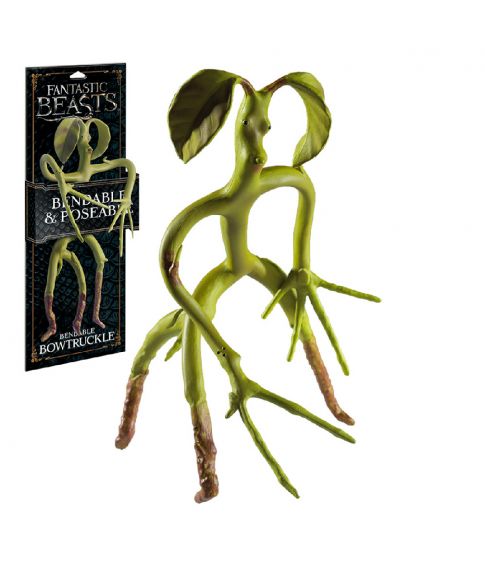 Bowtruckle Pickett i gummi med justerbare arme og ben. 