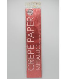 Crepe papir, metallic Rose Gold