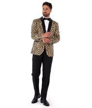 Flot smoking med leopard mønster fra OppoSuits.