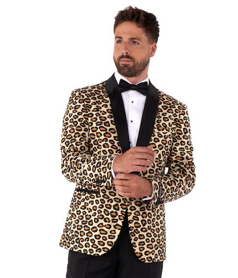 Flot smoking med leopard mønster fra OppoSuits.