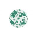 Pastel farvede hvide balloner med dinosaur motiver