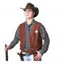 Cowboyvest, brun