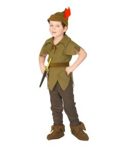 Flot Peter Pan kostume til børn. 