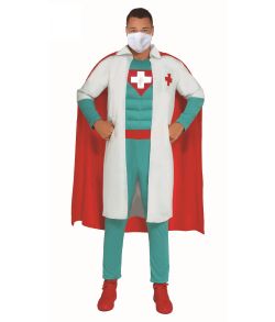 Sejt Doktor superhelt kostume til voksen.