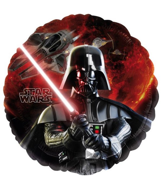 Flot Star Wars folieballon med Darth Vader