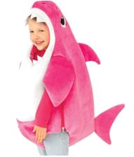 Sjovt Mommy Shark kostume til baby.