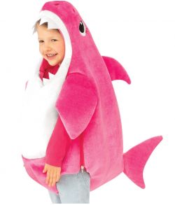 Sjovt Mommy Shark kostume til baby.