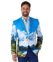 OppoSuit Bob Ross blazer.