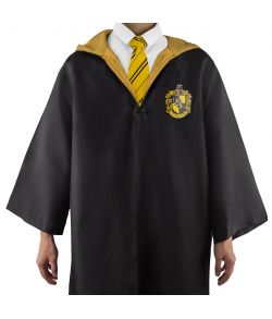 Hufflepuff kappe med slips