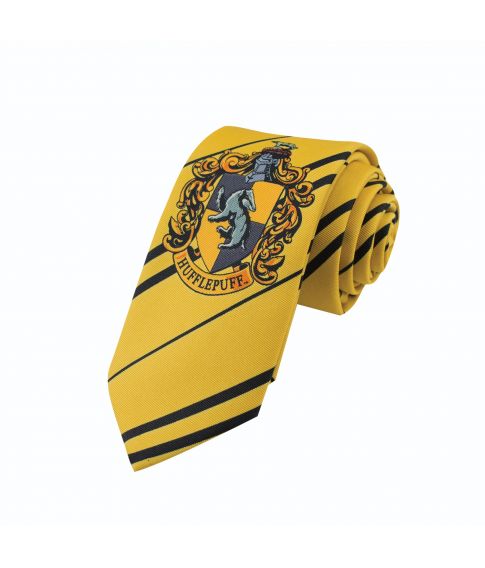 Hufflepuff kappe med slips