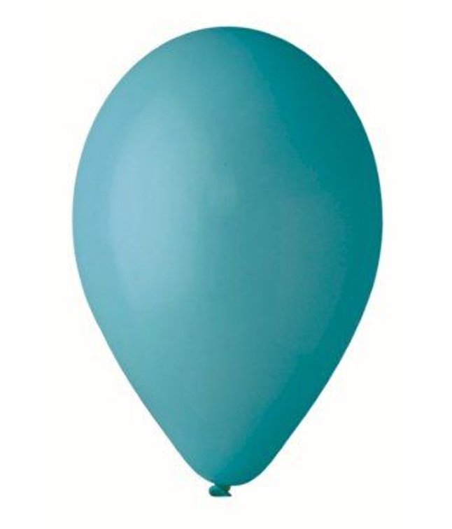 Turkis ballon i latex.