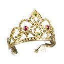 Flot prinsesse tiara i guld. 6 stk. assorteret.