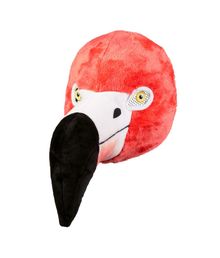 Flamingo plush halvmaske