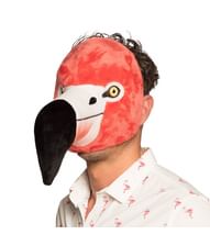 Flamingo plush halvmaske