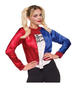 Flot Harley Quinn jakke med bluse. 