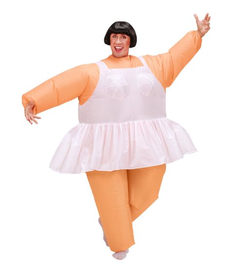 Oppusteligt Ballerina kostume.