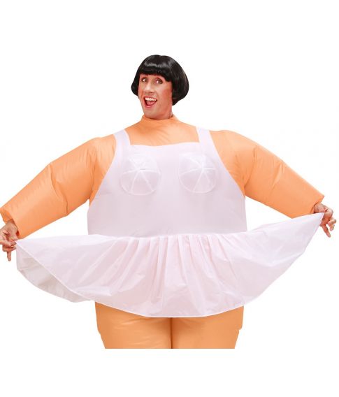 Oppusteligt Ballerina kostume.