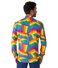 OppoSuit Zig Zag regnbue skjorte.