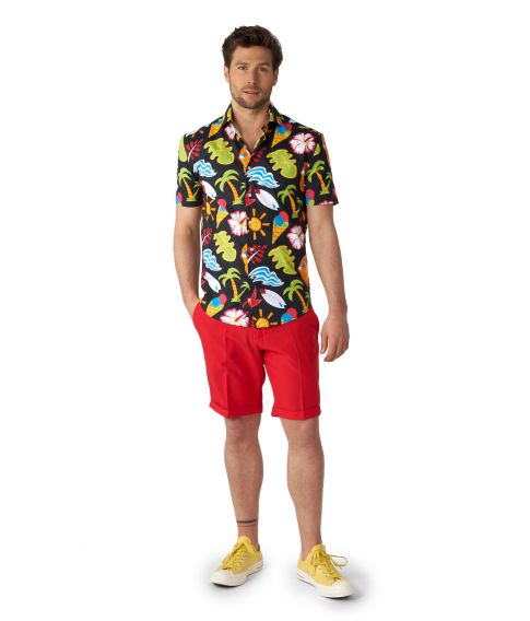 OppoSuits Tropical Thunder skjorte.