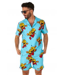 OppoSuits sommersæt med Pac-Man skjorte og shorts