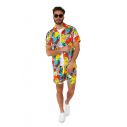 Smart sommersæt fra OppoSuits med skjorte og shorts med Pokemon Pikachu motiv. 