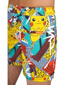 Smart sommersæt fra OppoSuits med skjorte og shorts med Pokemon Pikachu motiv. 